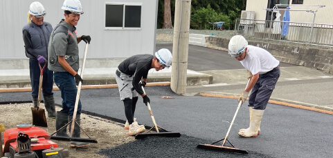【画像】外構工事の様子